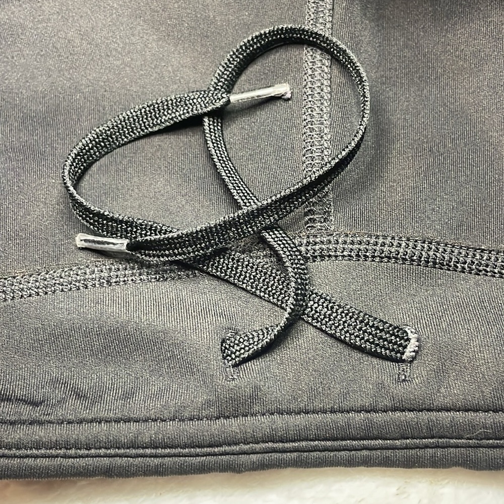 Adidas Black Leggings with White Stripes - Picture 8 of 9